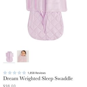 Dream Weighted Sleep Swaddle in Pink